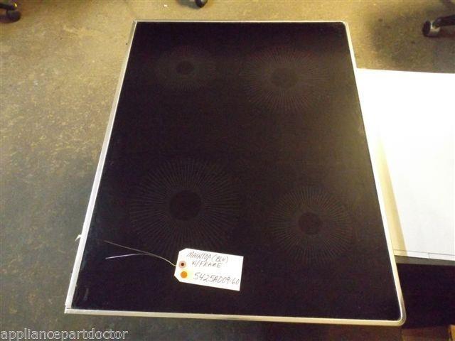 Magic Chef STOVE 5425A009-60 Main Top (blk) W/Frame used Magic Chef STOVE 5425A009-60 Main Top (blk) W/Frame used